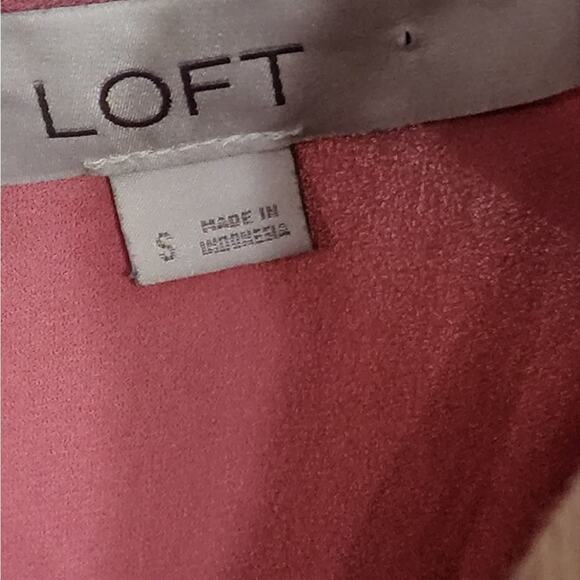 Loft statement flutter‎ statement sleeves shirt size small - Picture 5 of 6